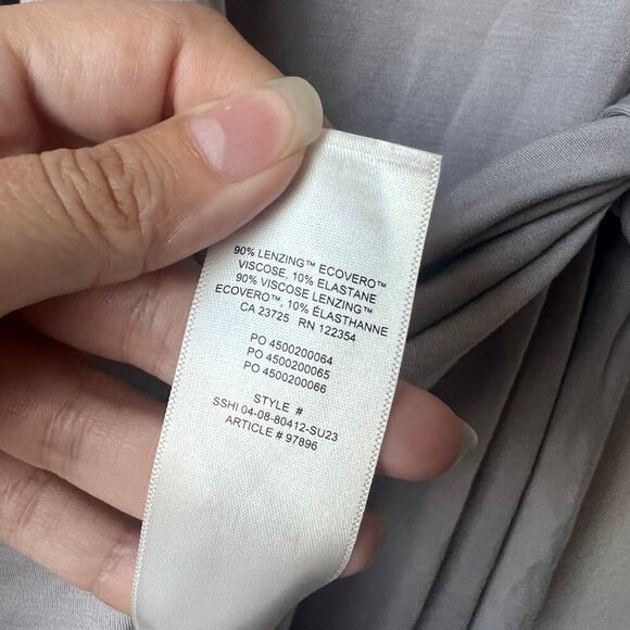 Aritzia Wilfred Saturn Midi Dress in Moon Dust Grey Size XS - Picture 6 of 6